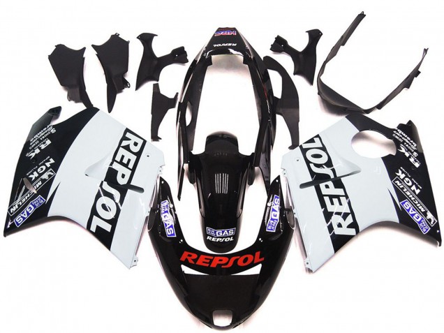 White Repsol Gloss 96-07 CBR1100XX Fairings