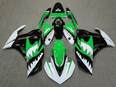 White Shark & Green 15-18 R3 Fairings