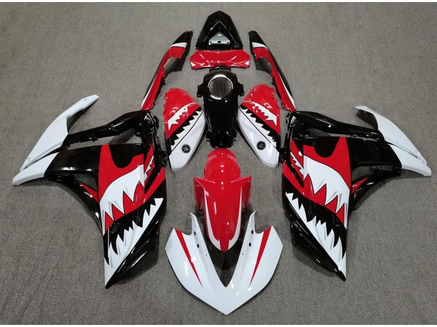 White Shark & Red 15-18 R3 Fairings