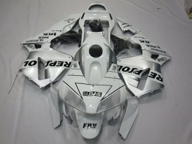 White Silver Repsol 03-04 CBR600RR Fairings