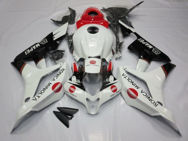 White and Red KM 07-08 CBR600RR Fairings