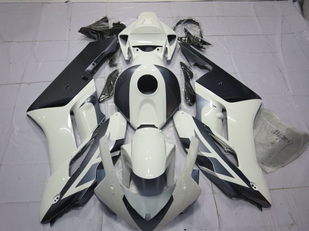 White and Silver 04-05 CBR1000RR Fairings