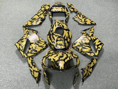 Yellow Camo 03-04 CBR600RR Fairings