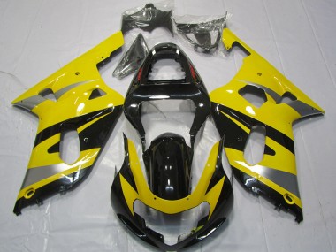 Yellow OEM Style 01-03 GSXR 600-750 Fairings