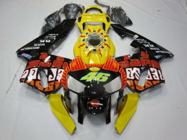 Yellow Rossi 05-06 CBR600RR Fairings