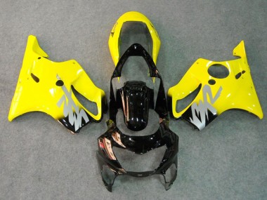 Yellow Silver Decal 99-00 CBR600 F4 Fairings