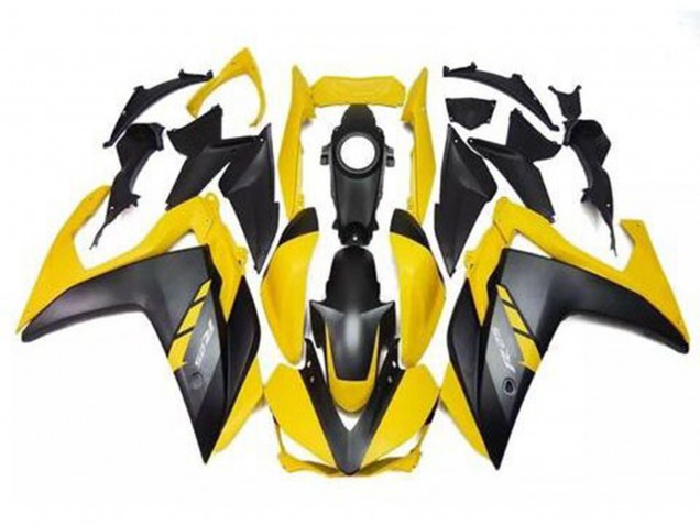 Yellow and Black 15-18 R3 Fairings